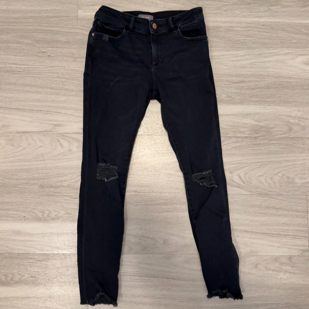 DL1961 Florence Cropped Ripped Jeans